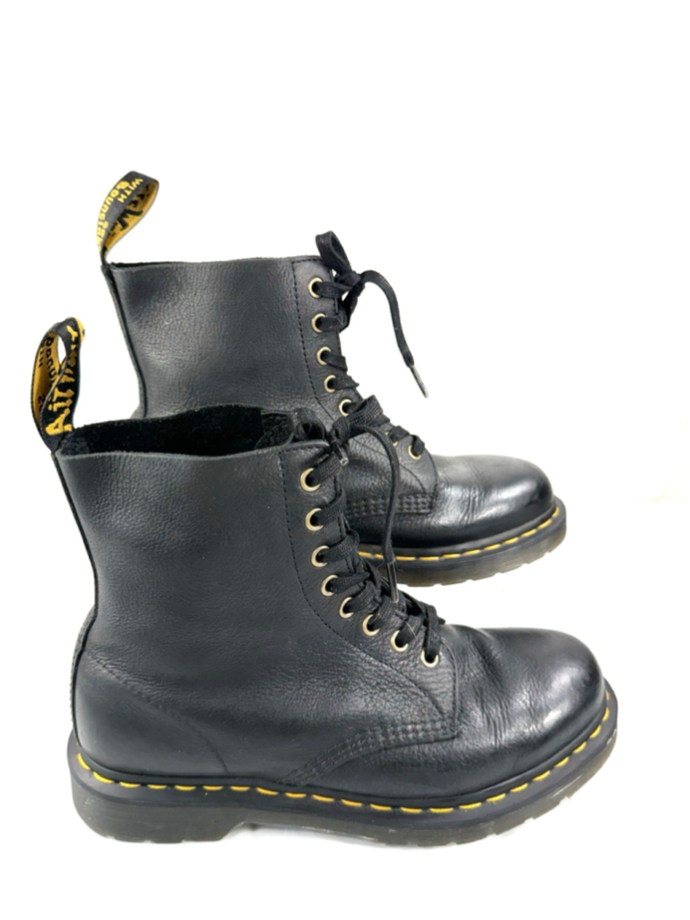 Dr. Martens 1460 Pascal Leather Boots SZ 9 Women's BLACK - Picture 6 of 15